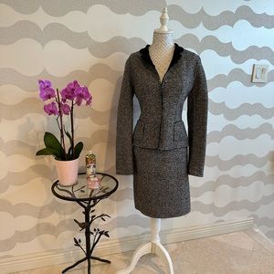 1980 bergdorf Goodman private label reversible skirt suit